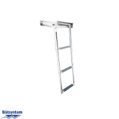 BKT73-250 Telescopic ladder in casing, 3 steps and lock