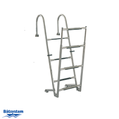 BUT100 Ladder telescopic, foldable, 1885 mm, 7 steps, with grips