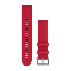 Garmin QuickFit® 22-klockarmband, armband i plasmarött silikon